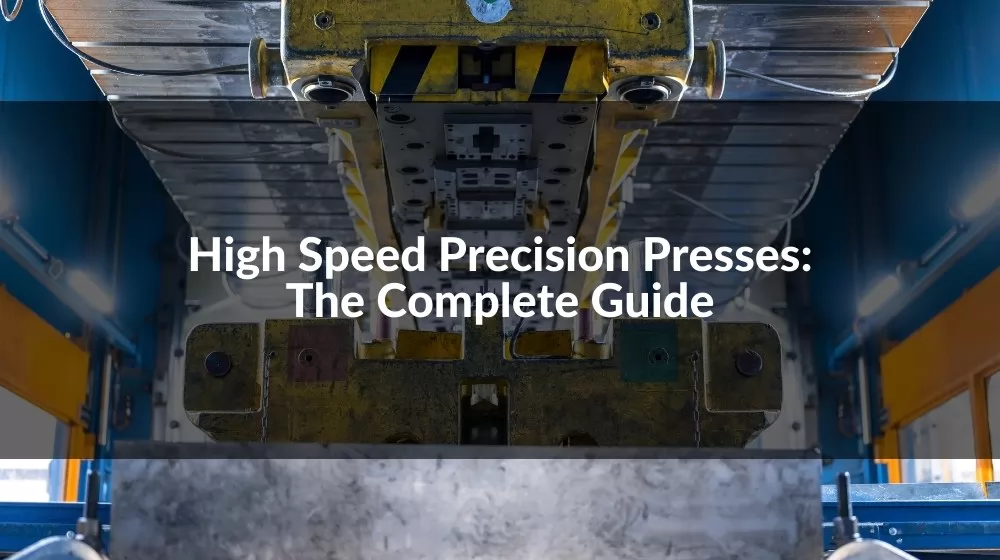 high precision speed press